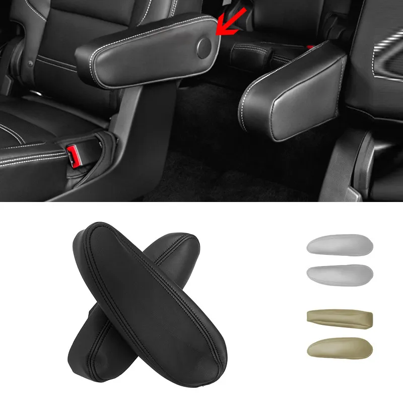 

For Chevrolet / Chevy Tahoe Suburban Escalade 2000 - 2006 Microfiber Leather 2pcs Car Side Seat Armrest Handle Cover Trim