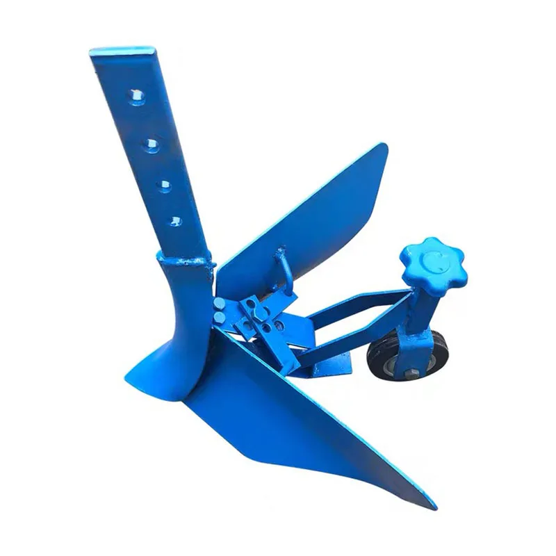 Adjustable micro-till machine ditch opener ditch plow hand-held multi-functional small orchard fertilization ditching