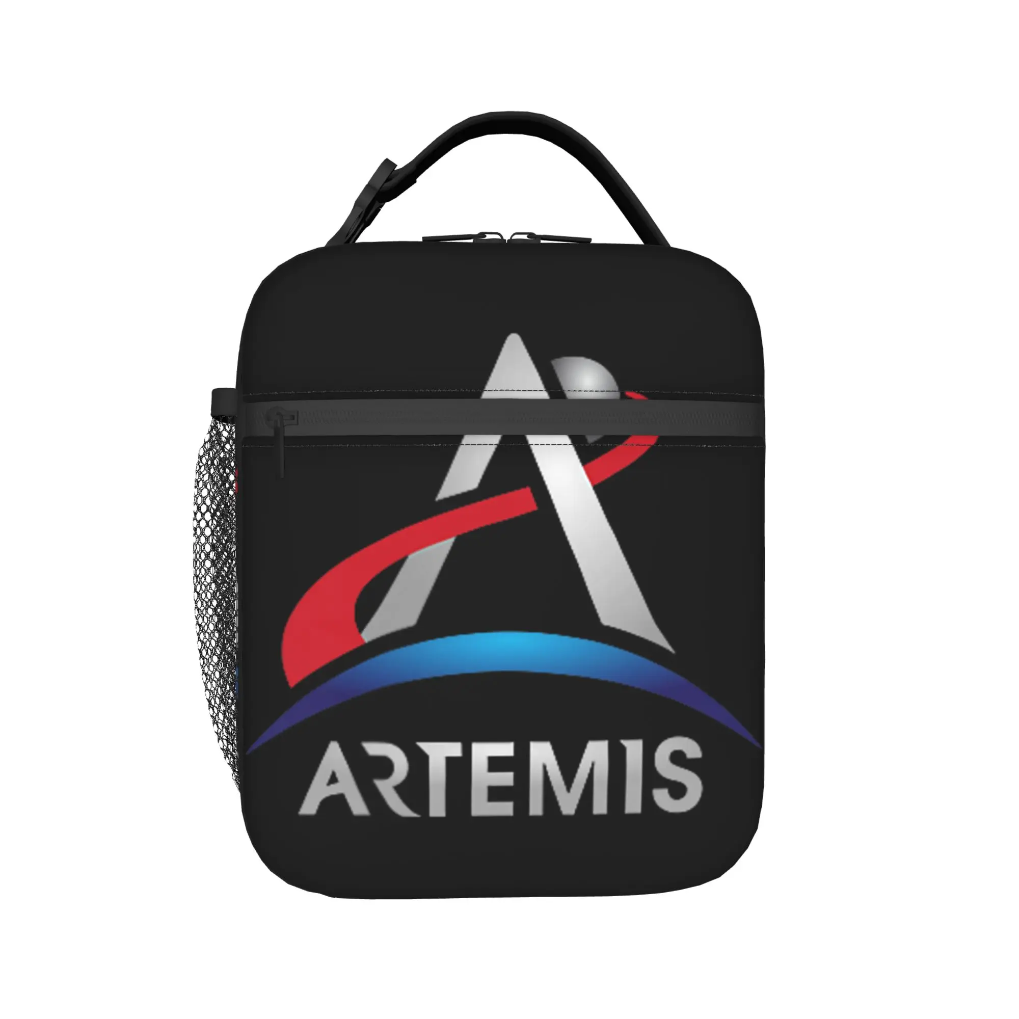 Artemis Return to The Moon Program Space Exploration Lunch Bag Lunch Box For Men Portable Cooler Bag Thermal Tote Handbags