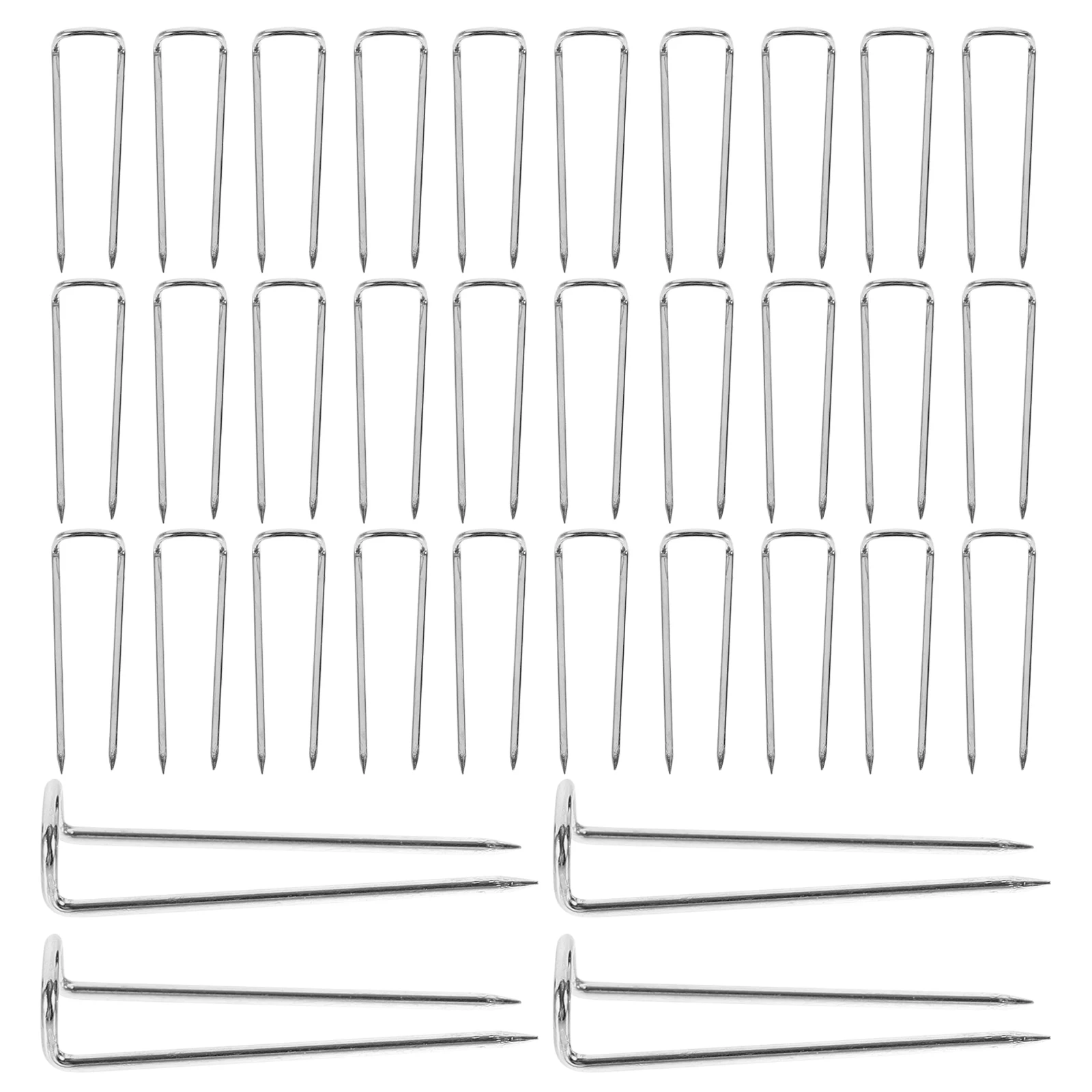 

1 Box U Shape Pins Double Blocking Pins Fabric Quilting Crafts Reusable Strong Wide Use Wedding Diy Sewing Needles For Women
