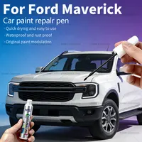 Pluma reparadora de pintura de coche para Ford Maverick, accesorios de reparación de arañazos, espacio, sombra blanca, negro, Oxford, blanco, velocidad, azul y rojo