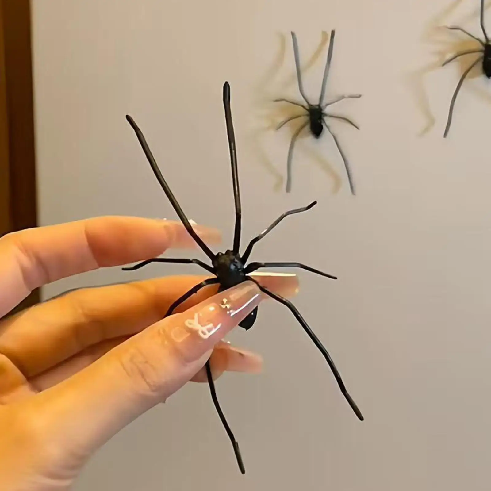 Imã de Geladeira em Forma de Aranha, Gadget Realista para Brincadeiras, Imã Engraçado para Halloween, Casa, Cozinha, Escritório, Quarto, Dormitório, Apartamento