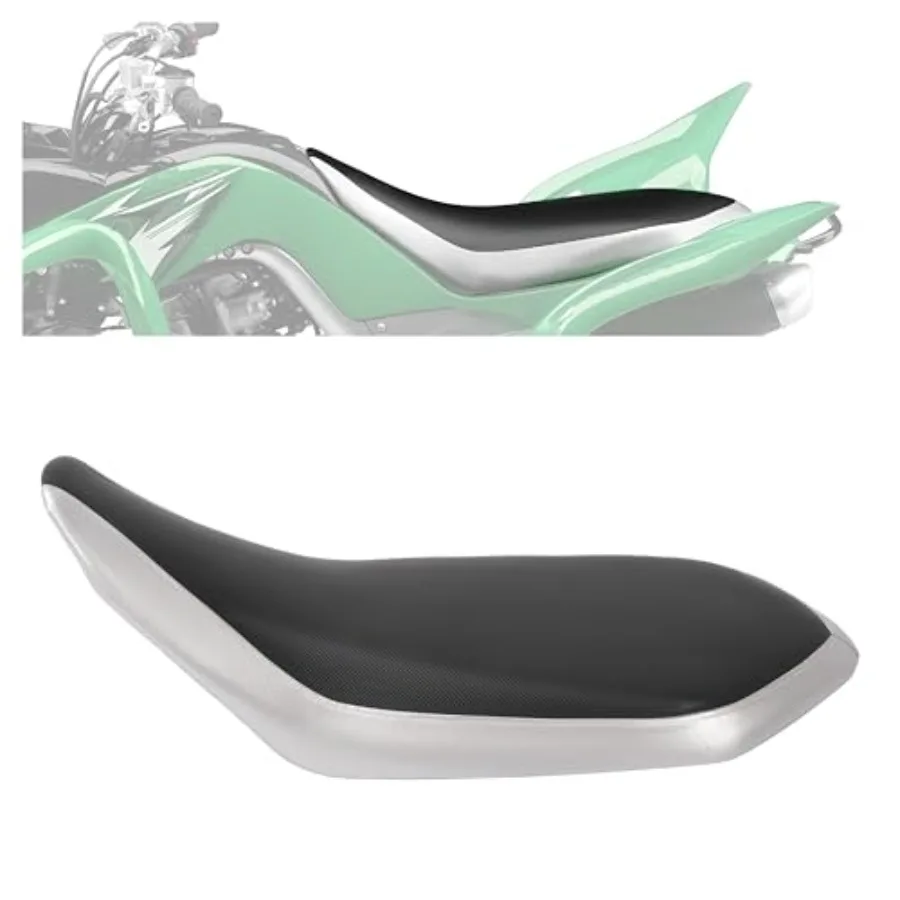 

Complete Seat Compatible with 2007-2008 Yamaha Raptor 700/2009 Yamaha Raptor 700R Plastic Black Gray
