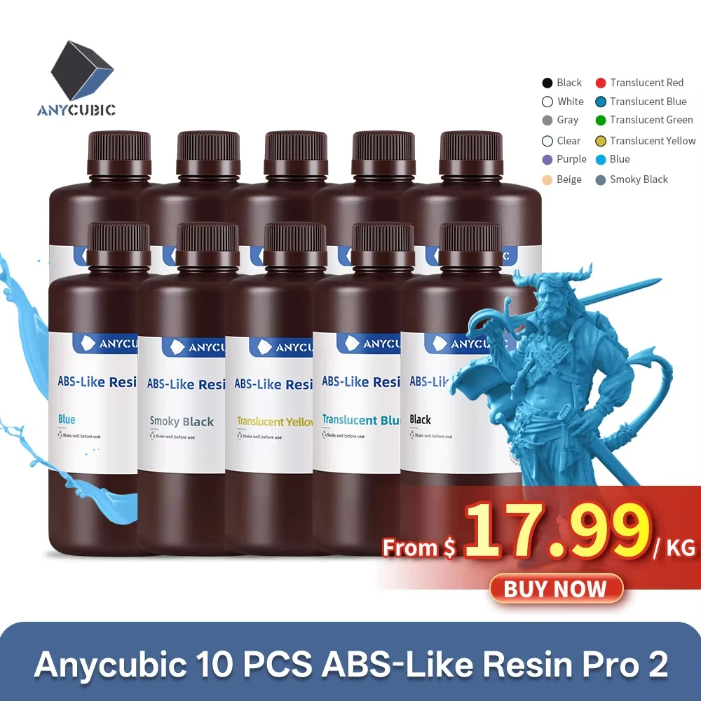 Abs Precision in Action: Why Anycubic ABS Like+ Is My Go-To Resin for High-Detail Prints