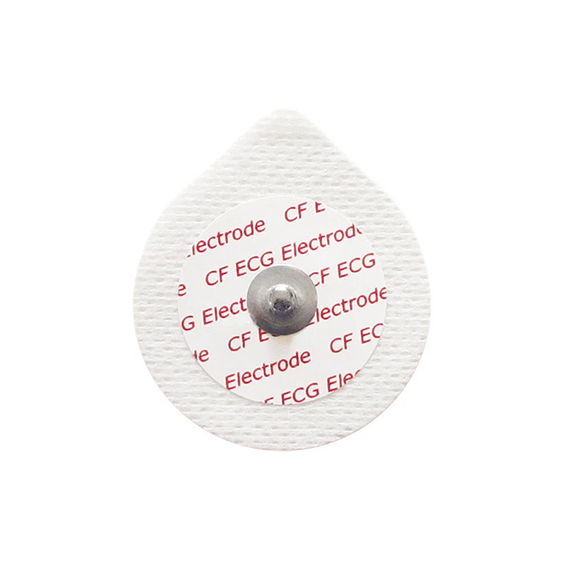 50PCS White Foam Disposable ECG Electrode Pads 2439 Medical Patch EKG Accessories for Pediatric Patients
