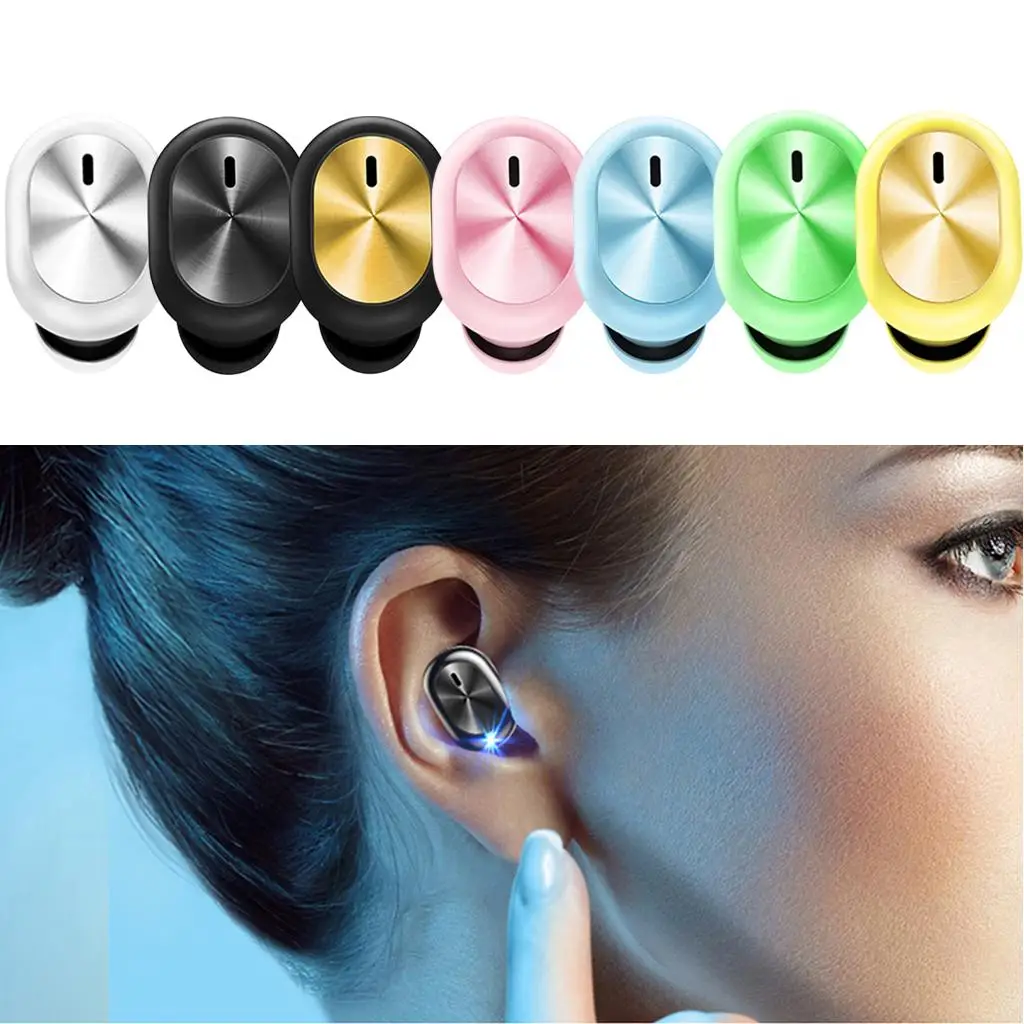 .0 Earbud Earphone Stereo Mini Headset Hands- Car Headphone Sport Earpiece for Phones