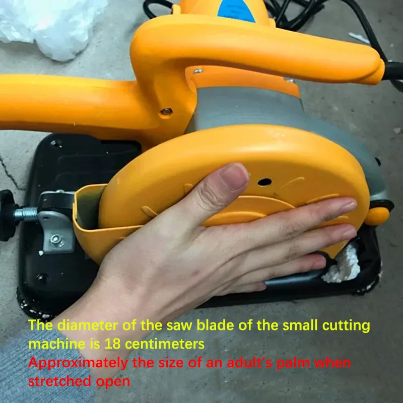 Portable Mini Metal Profile Cutter Household Cutting Saw With Sanding Polishing Attachment For DIY Craft Processing