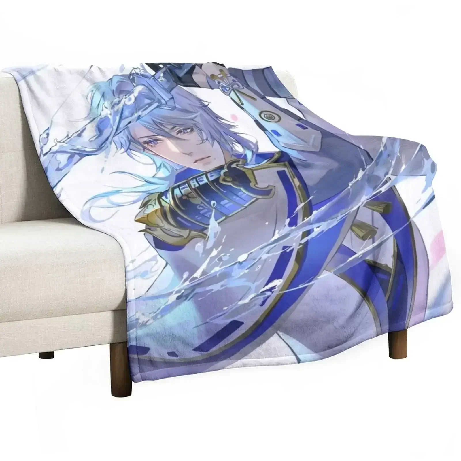 

Kamisato Ayato Throw Blanket Tourist Decorative Throw Blankets