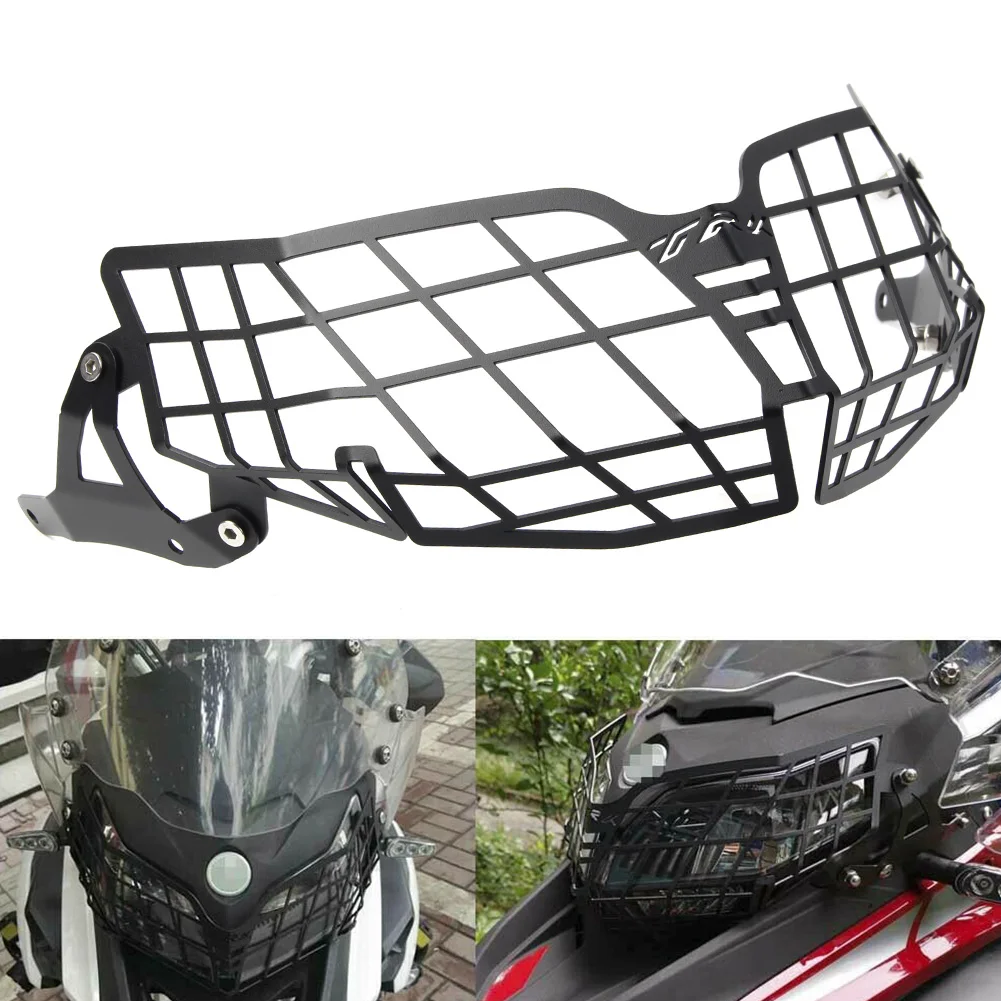 Motorbike Headlight Grille Guard Head Lamp Light Cover Protector For Benelli TRK502 Dirt Bike Motorcycle Accessories Steel