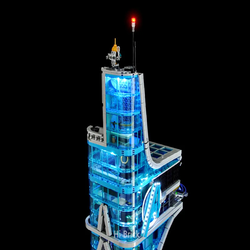 LYBMTWF LED light 76269 set is suitable for Avengers Tower building blocks (including lighting accessories only)