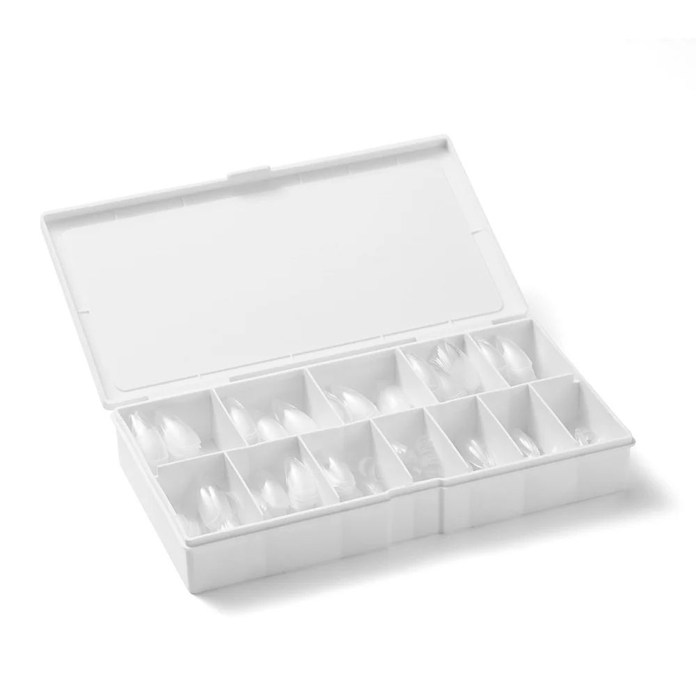 Frosted Seamless Nail Tip Boxed Multiple Options