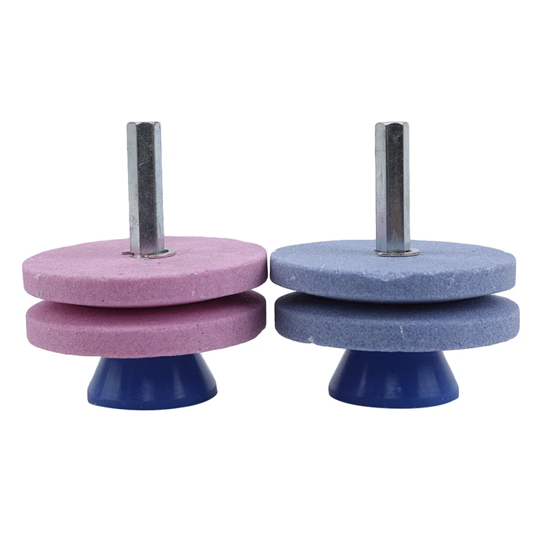 เจาะ Sharpener เครื่องมือทําสวนมีดเครื่องบดเจาะ Universal Sharpening เจาะเครื่องตัดหญ้ามีด Sharpener