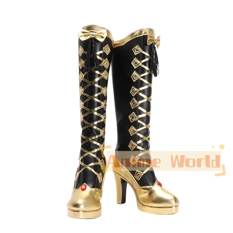 Identidade v mecânico tracy reznik locheart sapatos cosplay botas de halloween carnaval botas feitas sob encomenda