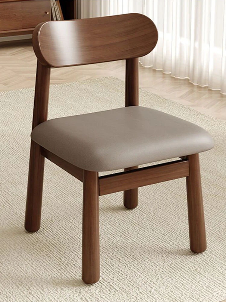 Small stool household solid wood small chair living room armchair simple modern soft bag stool square stool at the door to chang