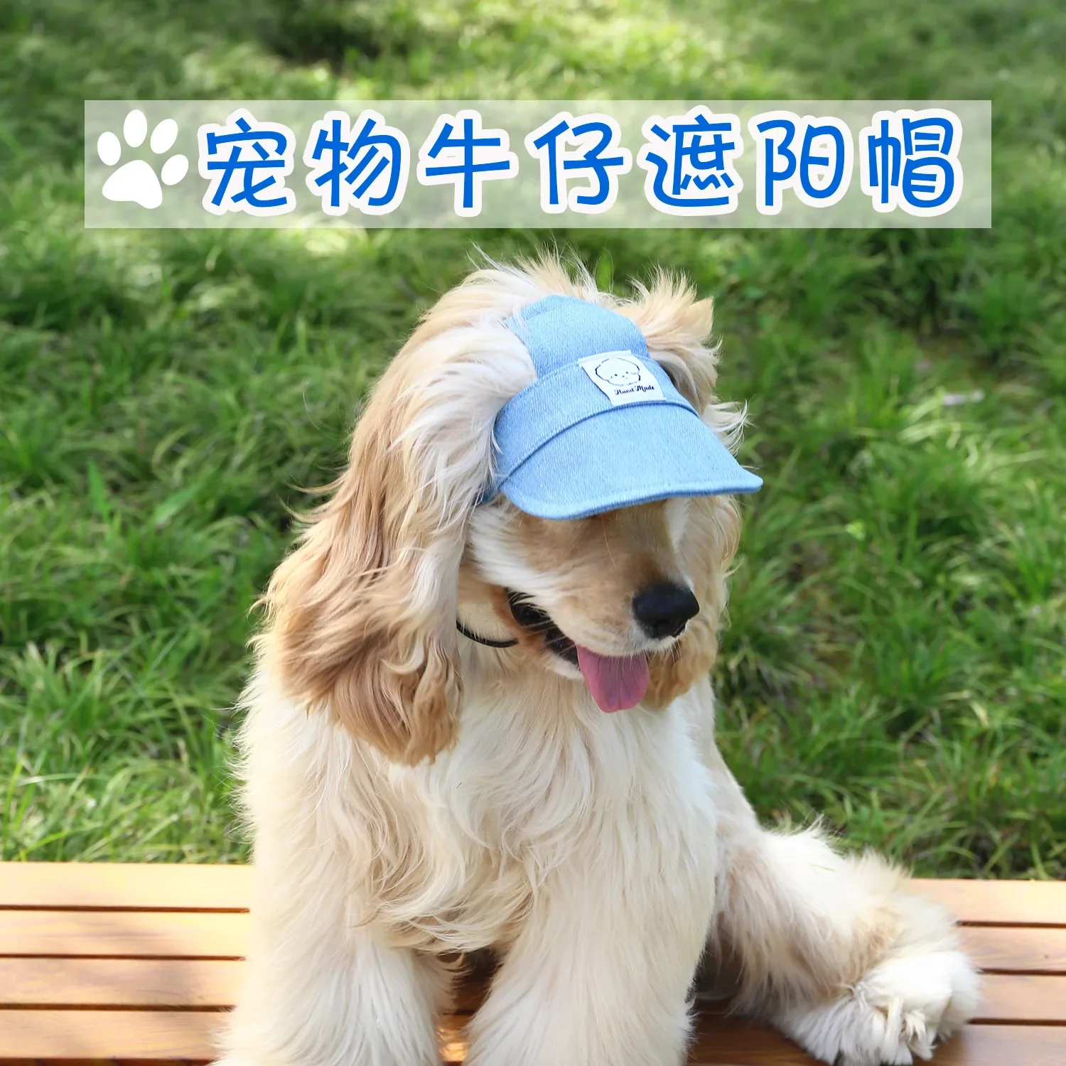 

Pet Outing Cowboy Sunshade Hat Cat Dog Duck Tongue Hat Embroidered Cartoon Cute Dog Hats Pet Hat Puppy Accessories