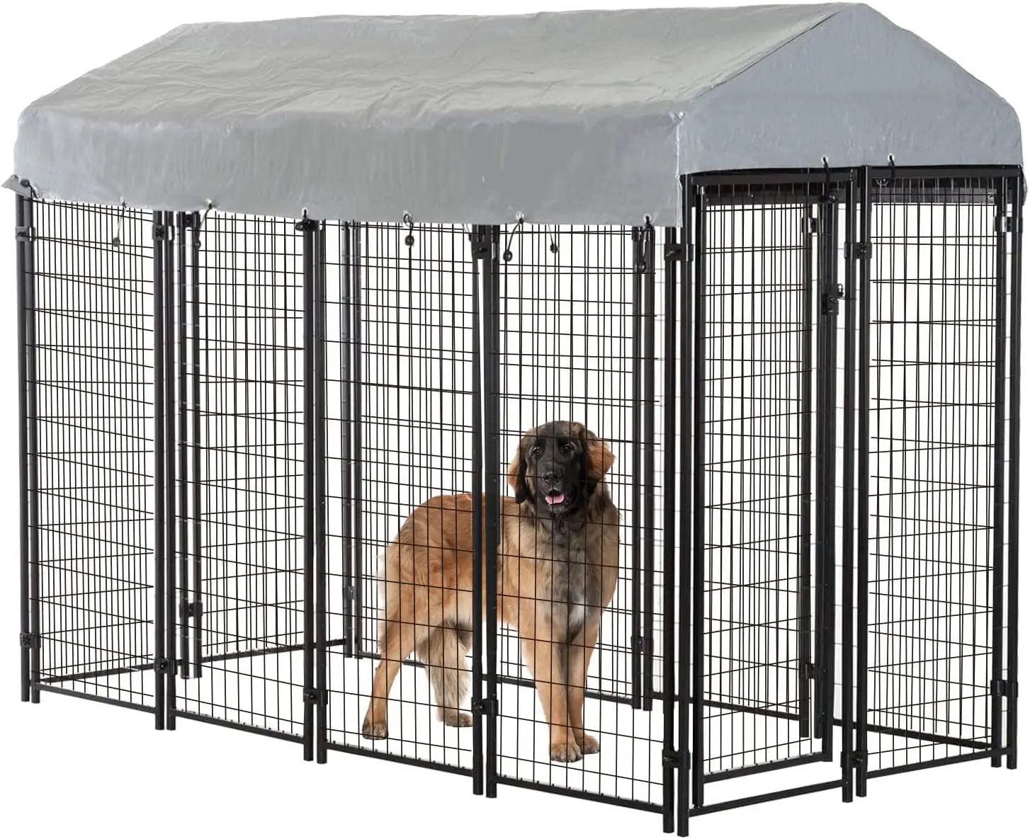 

Outdoor Heavy Dog Kennel Welded Dog Cage Pet Dog House For Running