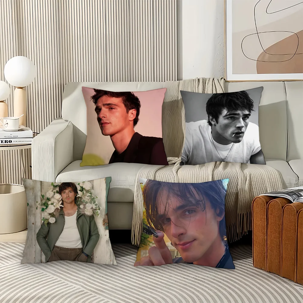 Australian actor J-Jacob E-Elordi  Pillow Case Office Cushions Suitable For Sofa Car Bedroom Decorative Cushion Cover