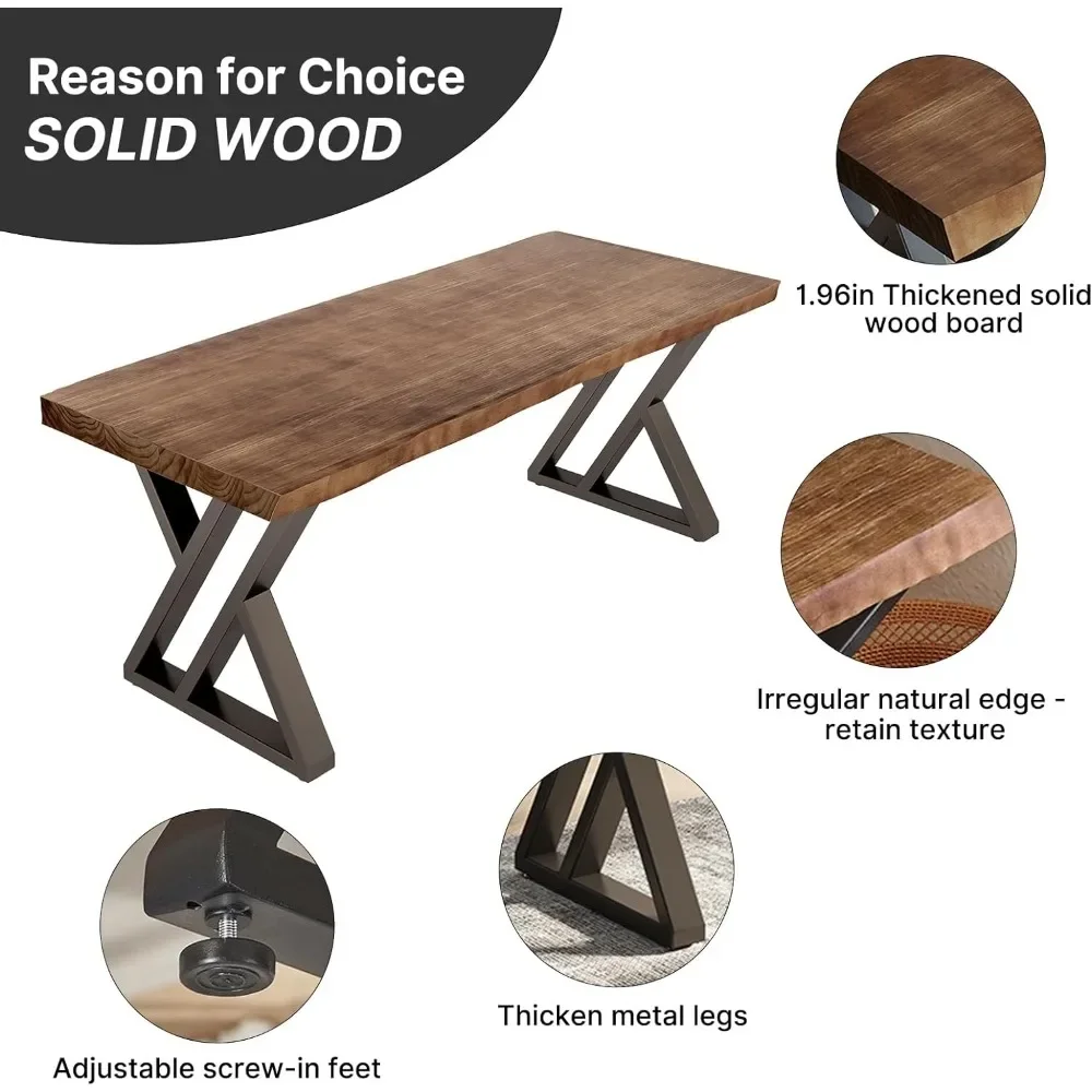 Mesa de escritório moderna, 55 polegadas de madeira maciça estilo clássico casa/nova mesa de computador estilo chinês/marrom/retangular, mesa de escritório