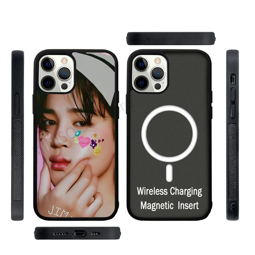 Kpop J-Jimin Phone Case Mobile Phone Cases for iPhone 15 14 13 Pro Max 11 12 Mini Alex Mirror TPU Shell