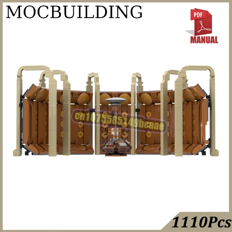 Console Room Bricks Model MOC Building Blocks Time-machine Construction Doctors Toys Gift