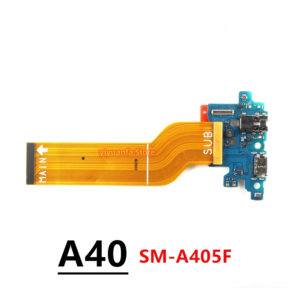 For Samsung Galaxy A40 A405 A405F USB Charging Dock Port Board Connector Main Motherboard Flex Cable