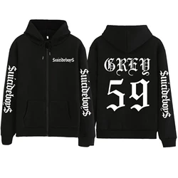 Suicideboys-G59 Rapper Hip Hop Música Zipper Hoodie, Harajuku Pullover, Tops Camisola, Streetwear, Fãs Presente