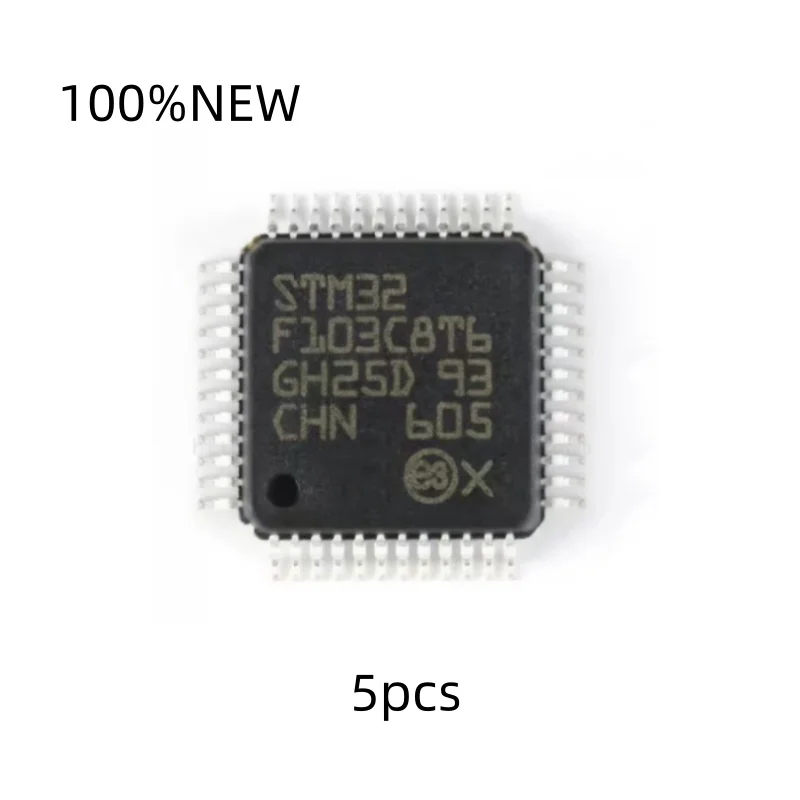 (5 Pieces) Stm32F103Cbt6 Stm32F103R8T6 Stm32F103Rbt6 Stm32F103Rct6 Stm32F103Ret6 Stm32F103Rdt6 Stm32F103C6T6A Stm32F103C8T6 Stm32 Chip Ic