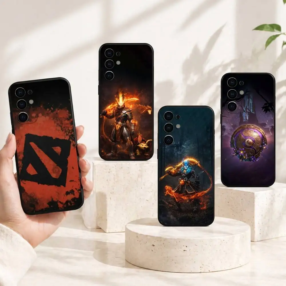 C-Classic game D-Dota 2 Phone Case For Samsung S25,S24,S21,S22,S23,S30,Ultra,S20,Plus,Fe,Soft Silicone Black Cover