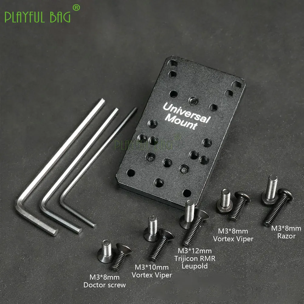 Outdoor Sports RMR Red Dot Adapter Plate | Universal Mounting Base for G17/G19 Toy Models Game Toy Gun Accessories QQ62 view 4