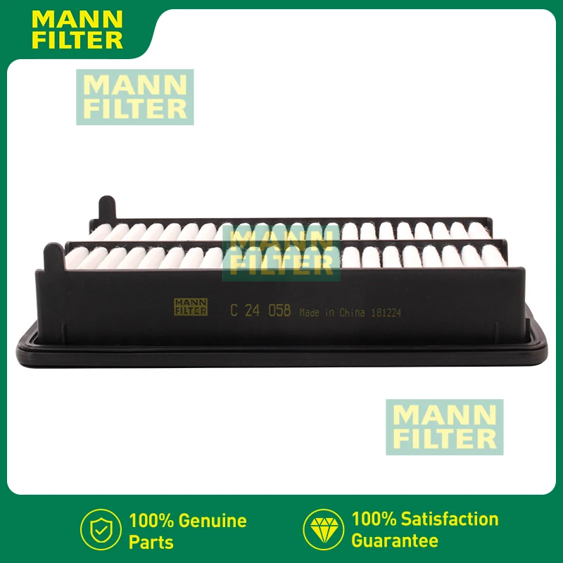 

MANN FILTER Fits HONDA(DF.HONDA) Jade 1.5T 210 Turbo 01.2017- 1.8L 09.2013- 17220-5M1-H00 C24058 Air Filter