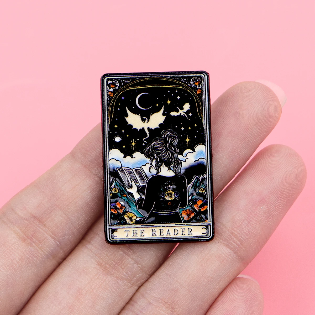 Reader Tarot Enamel Pins Cartoon Women's Brooches Men Lapel Pins Badge on Backpack Costume Accessories Vintage Jewelry Gifts
