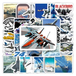 Airplane Fighter Aircraft Stickers Airliner DIY Kids Gift Toy Decal for Laptop Scrapbook Phone Bottles Luggage Bags Waterproof