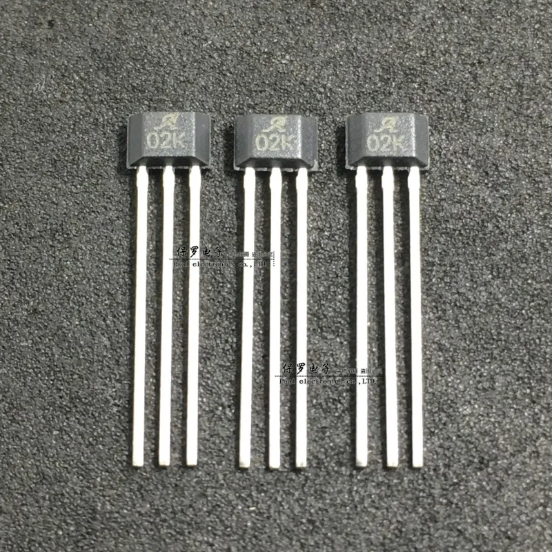 10pcs/imported original A1302KUA-T screen printing A02K linear Hall sensor 02K Hall element