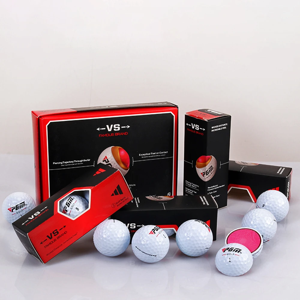 High Elastic Golfs Competition Ball With 3 Layer Wear Resistant Lightweight Golfs Ball Gifts For Golfs Lovers