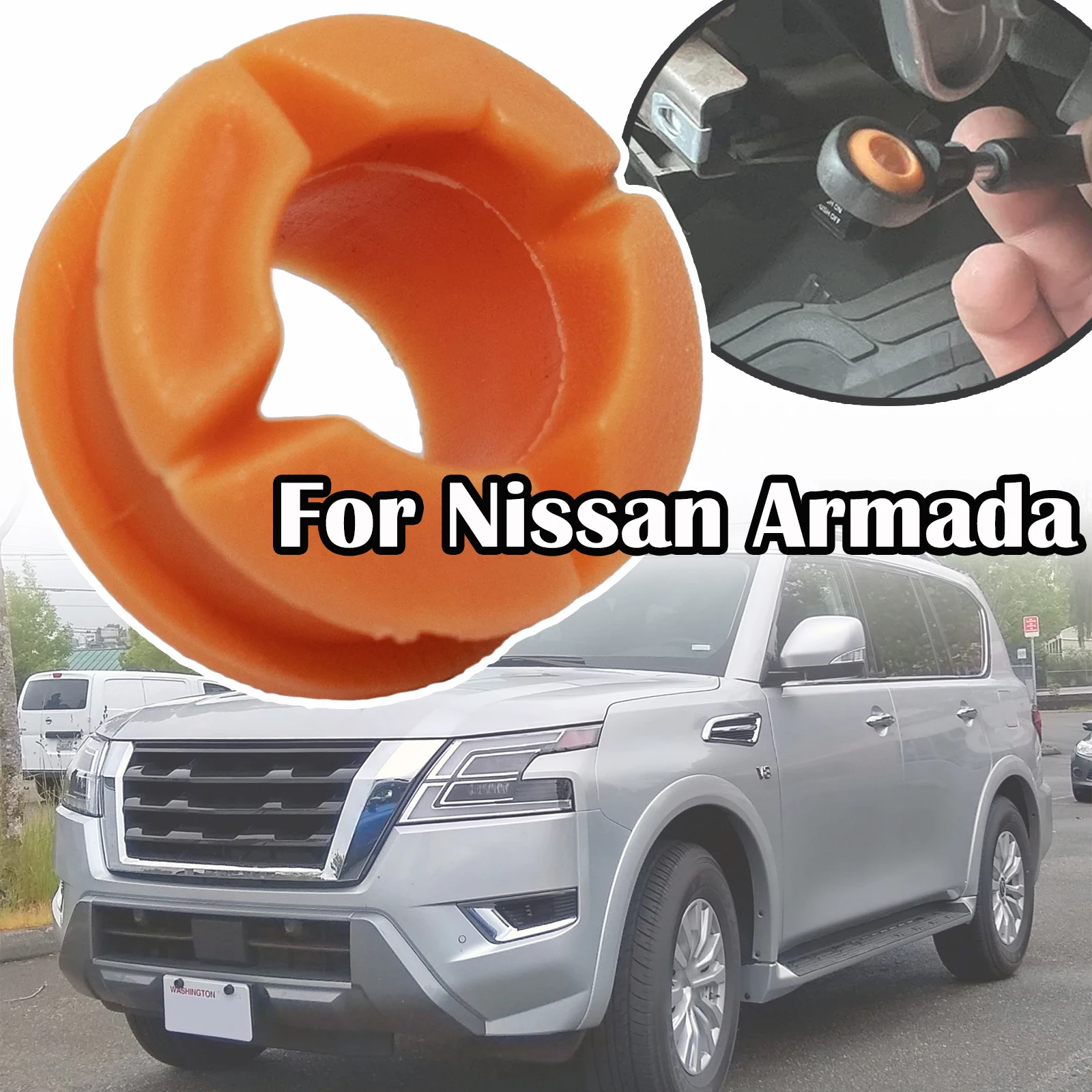 

Shift Cable Bushing For Nissan Armada Automatic Transmission Gearbox Repair Kit Shifter Linkage End Grommet Clip 2004 – 2015