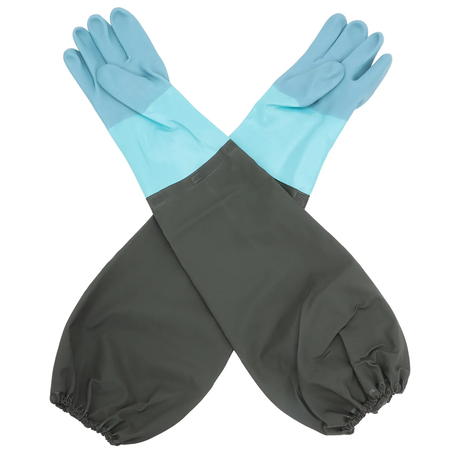 

1Pair Heavy Duty Rubber Gloves Elbow Length for Gardening Cleaning and Industrial Work Elbow Length Gloves Household Gloves,