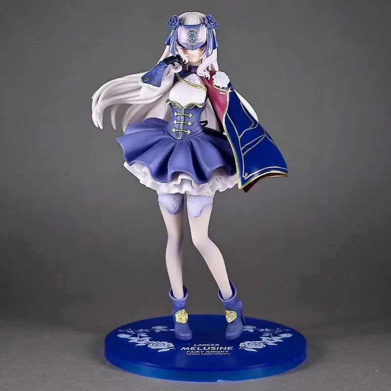 Figurka PVC w stylu anime FGO, 21 cm - oryginalna postać z projektu Touhou, model statuetki w stroju demona, znamiona Melusine.