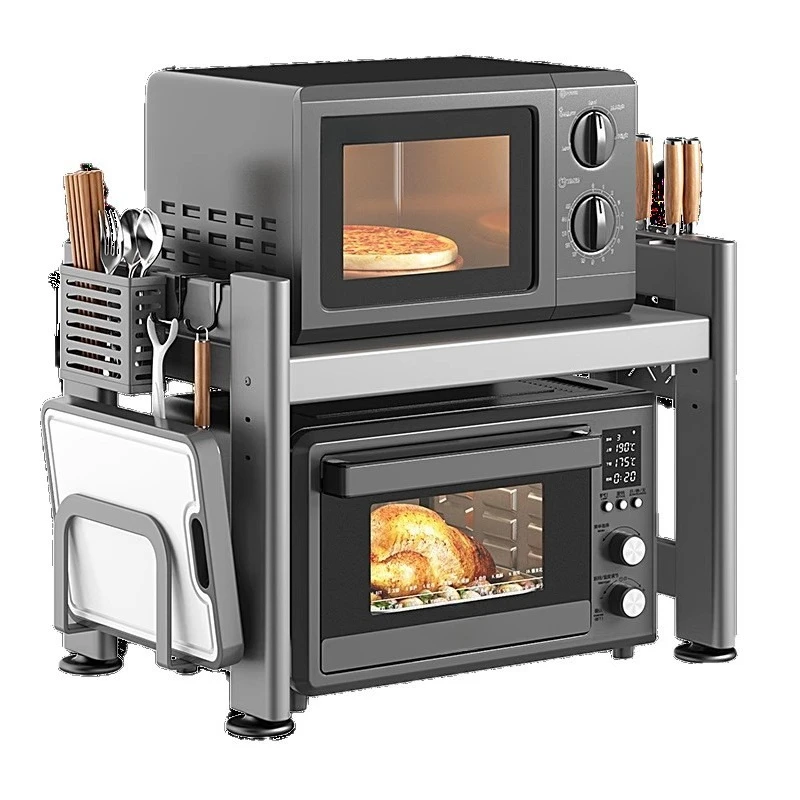 

Kitchen, microwave oven, shelf, multi-function, bracket, multi-layer, storage