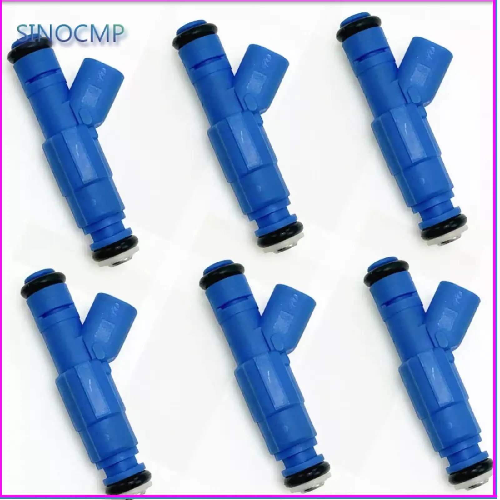 

6pcs Fuel Injectors 0280150727 for Merkur Ford Lincoln 2.9 3.0 3.8 V6 AEROSTAR BRONCO ECONOLINE E-150 E-250 E-350 F-150 F-250
