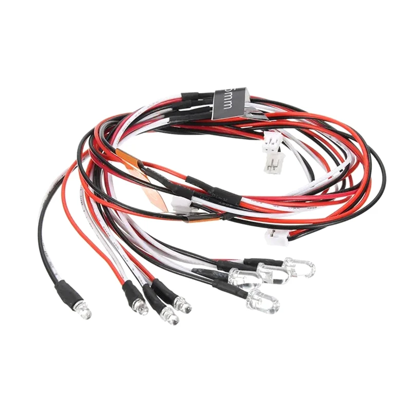 Luce per Auto RC a 12 LED Due-in-Uno, Gruppo Luci per Auto Telecomandata 1/10, Luce di Sterzo e Freno [N.68 Giocattolo]