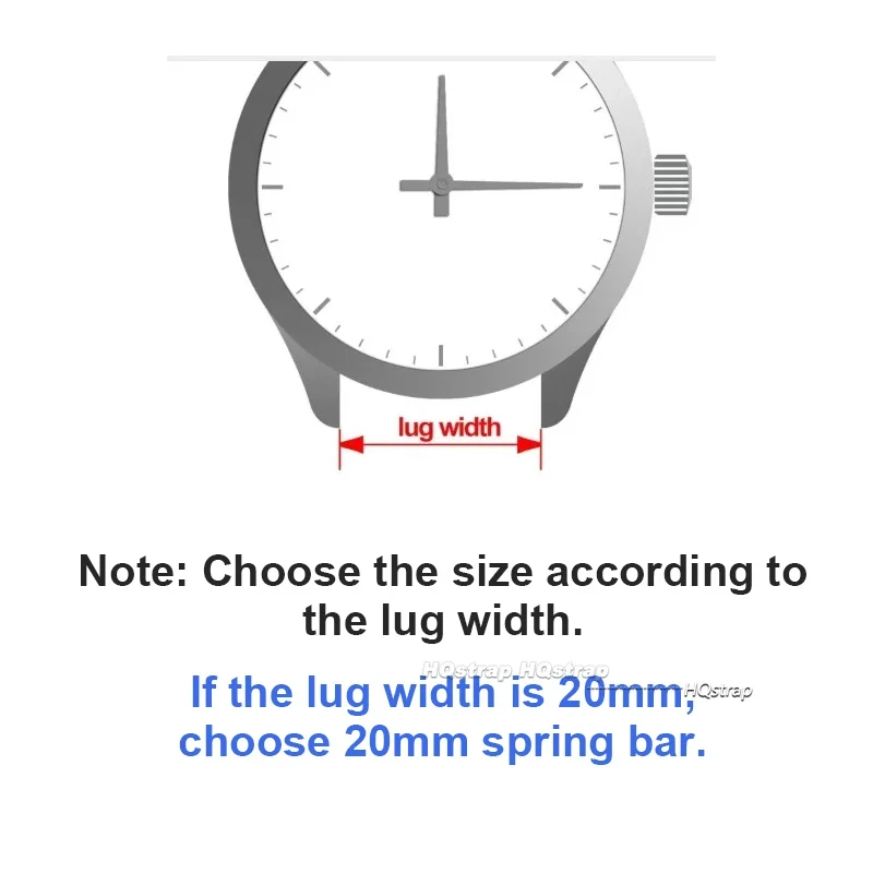 20PCS Dia 1.5mm 1.8mm 2.0mm Watchband Spring Bars Strap Link Pins 16mm 18mm 20mm 22mm 24mm Strap Links Bars Watch Repair Tool 5