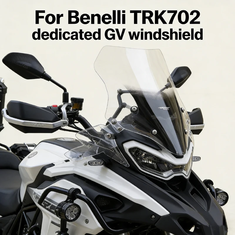 

For Benelli TRK702 Modified Accessories trk702 Motorcycle Front Windscreen Windshield Heighten Wind Block Fairing Wind Deflector
