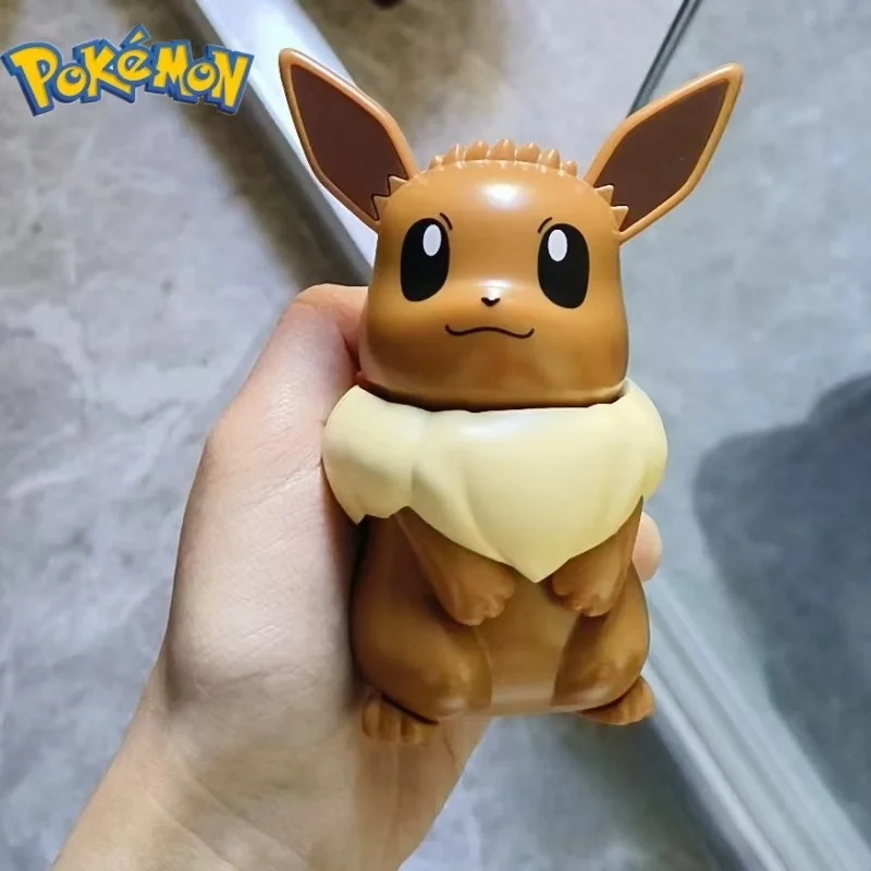 Quente takara tomy pokemon figura olá pika olá pocha olá vui pikachu piplup eevee robô responde presentes de voz crianças brinquedos