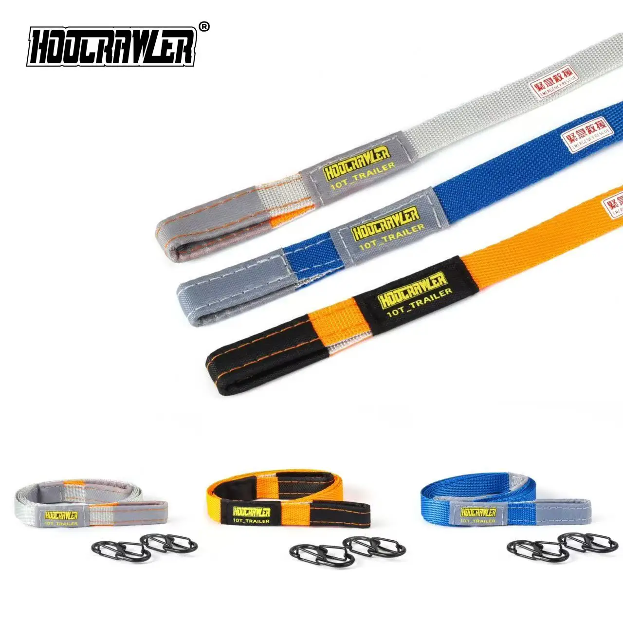 RC Tow Strap Simulated Tow Rope with Hooks Mini Scale Rescue Rope for 1/8 1/10 1/12 1/14 RC Crawler Trucks Model Cars Decoration
