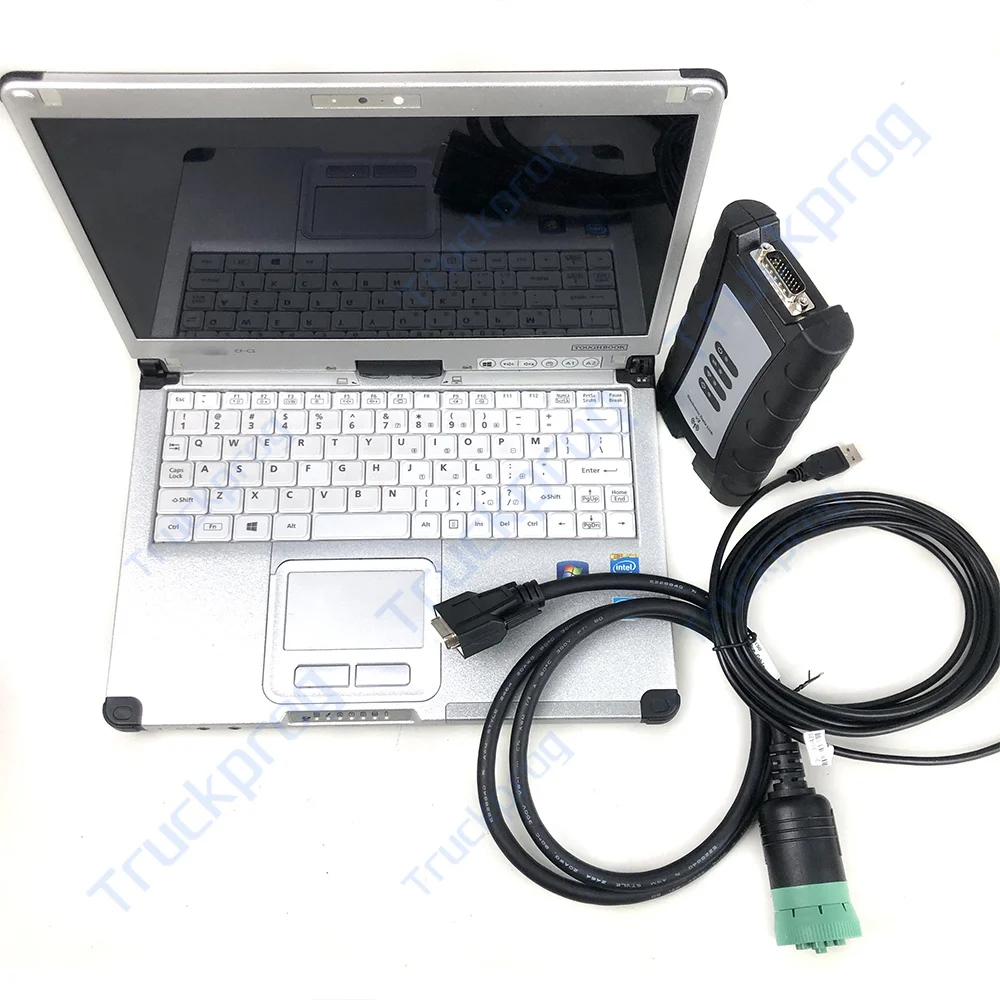 CF C2 LAPTOP+V5.3 Electronic Data Link EDL V3 Diagnostic Adapter Service J-D EDL V3 Advisor Construction Agricultrue Tool