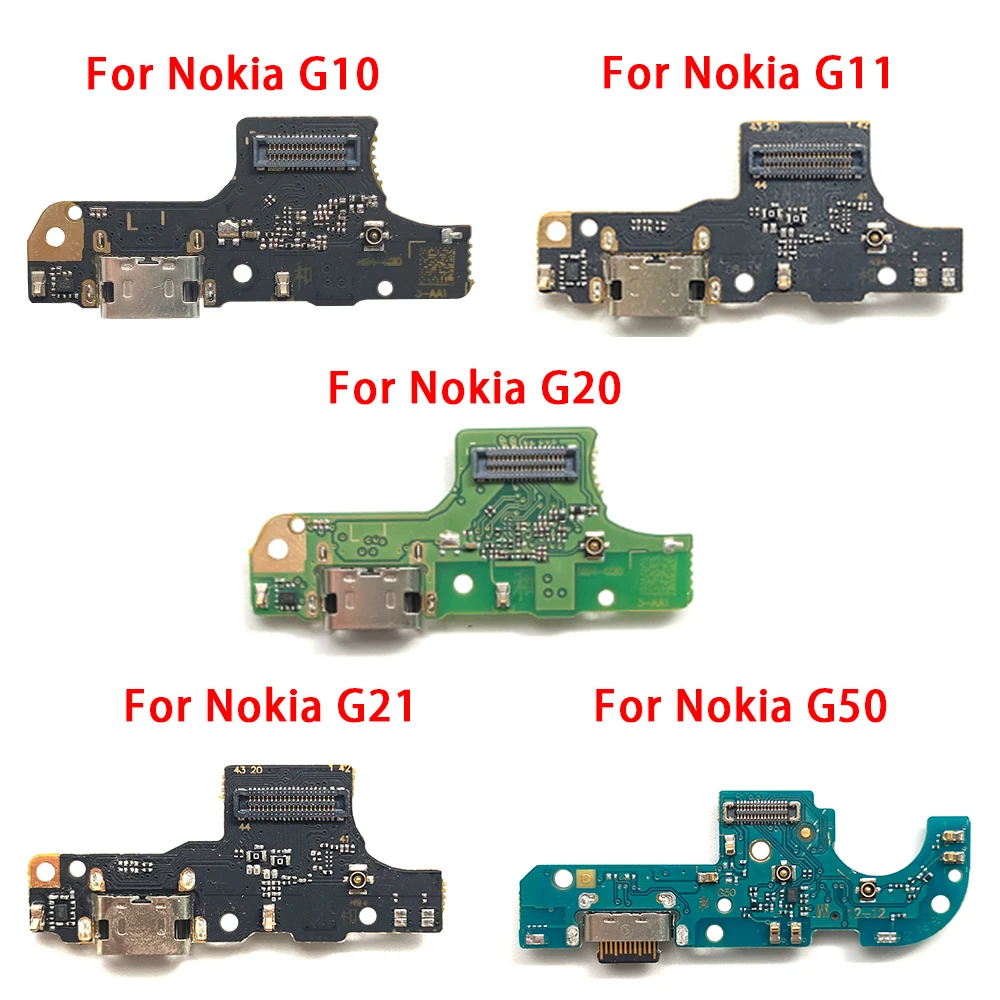 USB Charging Dock Jack Plug Socket Port Connector Charge Board Flex For Nokia G50 G21 G20 G11 C30 C20 C12 C10 C2 C1 C21 Plus