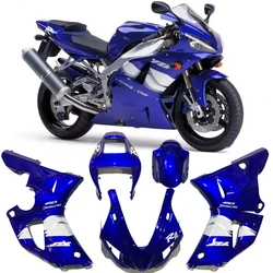 Kit de carenado de piezas de motocicleta, carcasa protectora de cuerpo azul, moldeado por inyección YZF R1, adecuado para Yamaha YZF-R1 2000 2001 ABS