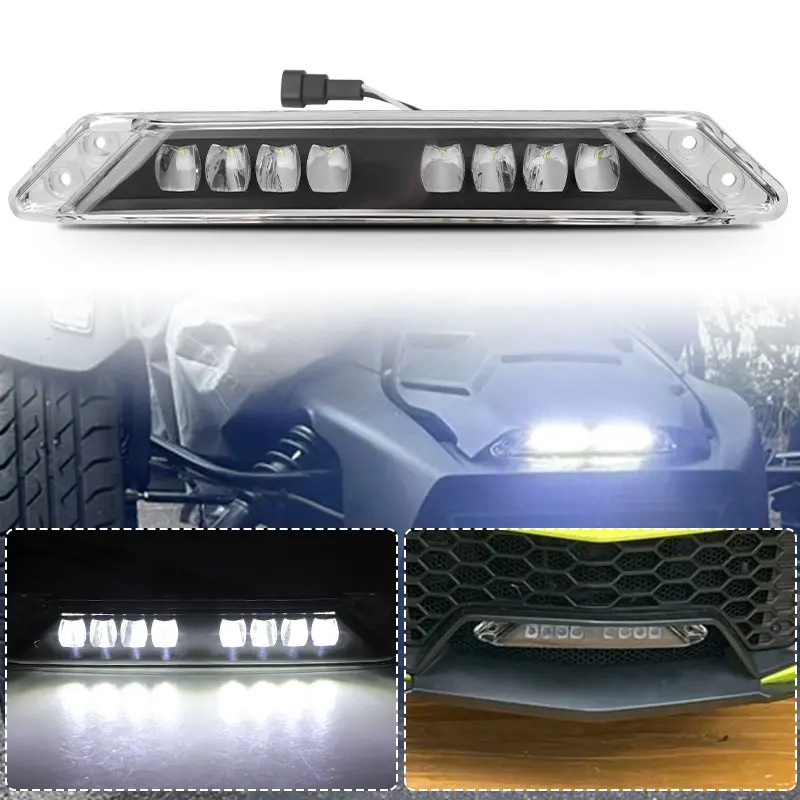 

ATV LED Daytime Running Light 12V DRL for Can-am Can am Ryker 600/900 2019 2020 2021 2022 2023 Front Bumper Auxiliary Lights
