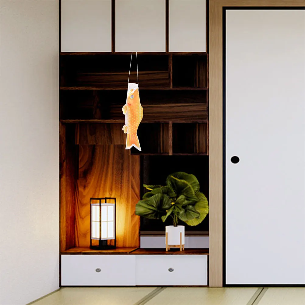 

Japanese Carp Flag Decorative Wind Socks Outdoor Garden Festive Koi Fish Decoration Summer Streamer Durability Craftsmanship