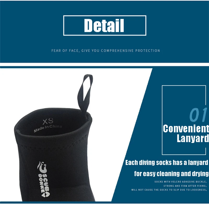 2MM Snorkeling Socks for Men Women Anti-slip Keep Warm Diving Socks High Tube Neoprene Beach Boots Scuba Swimwear Wetsuit image 3